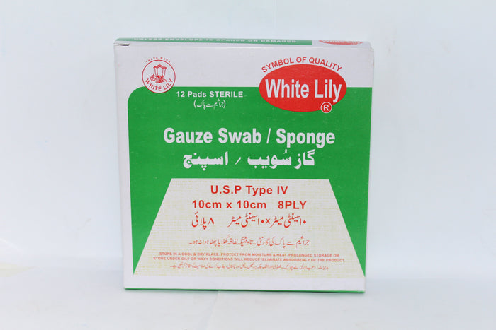 GAUZE PAD NATI 10CM X10CM 12S