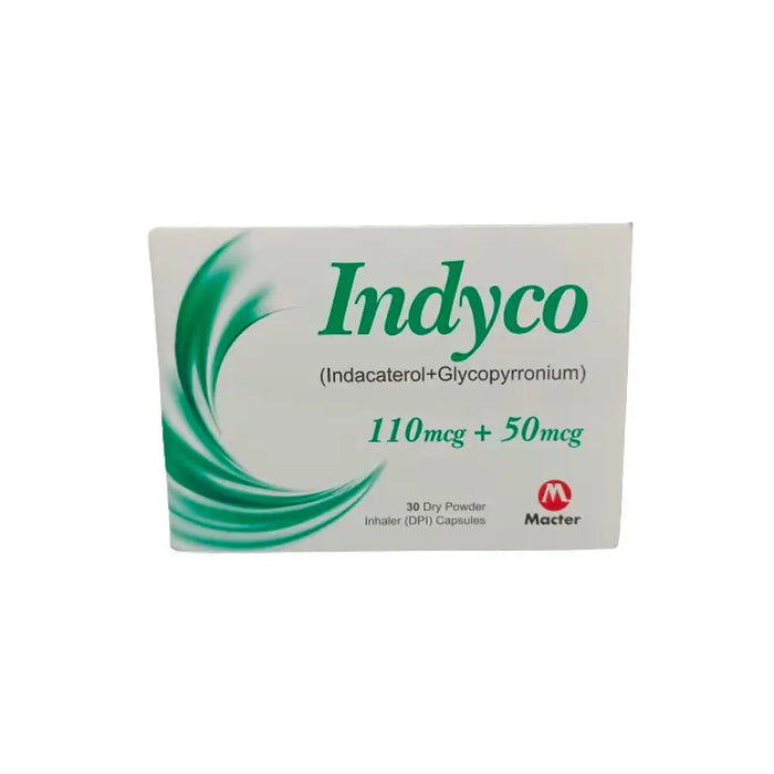 INDYCO 110MCG+50MCG DPI CAPSULES 1X30S