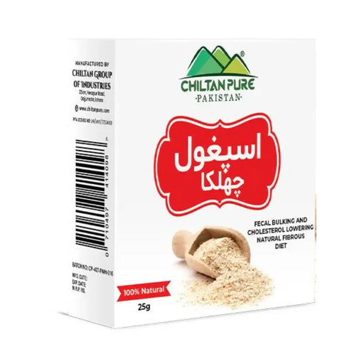 Chiltan Pure Pakistan packaging with a red logo and text on a white background