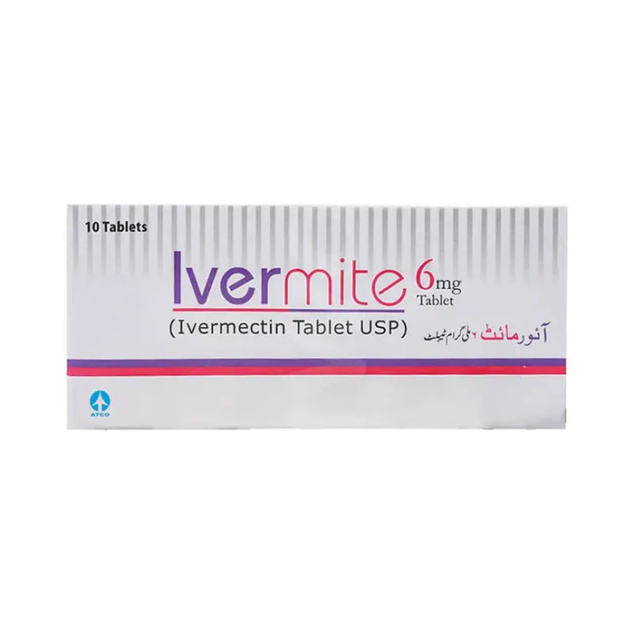 IVERMITE 6 MG TABLET 1X10S