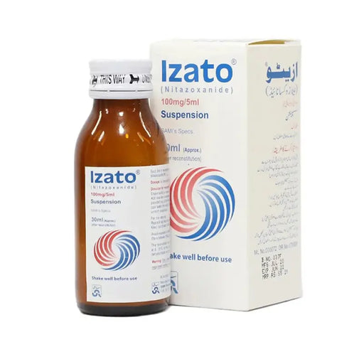 Izato bottle and packaging on a white background