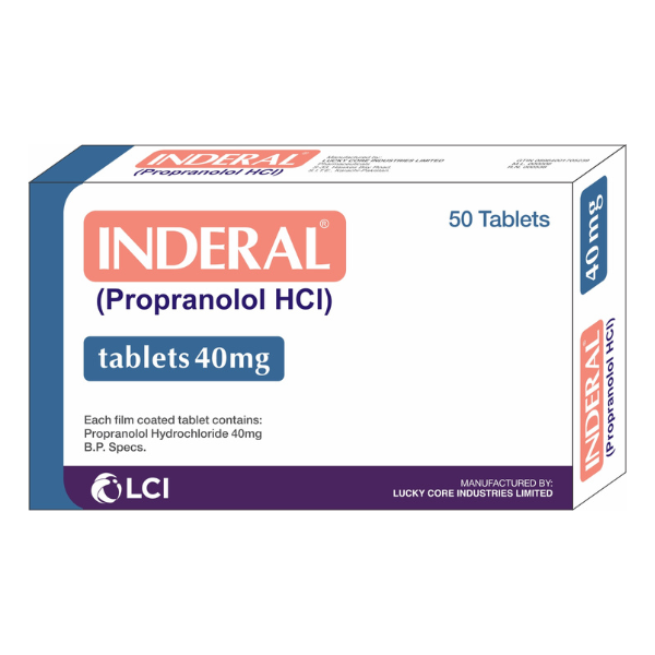 INDERALÂ TABLET 40 MG 2X25S