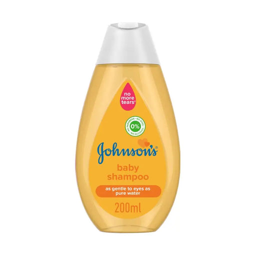 Johnson's baby shampoo bottle on a white background