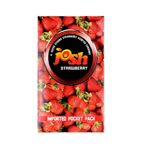 JOSH STRAWBERRY CONDOM 1X12'S