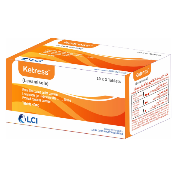 KETRESS TABLET 40 MG 10X3S