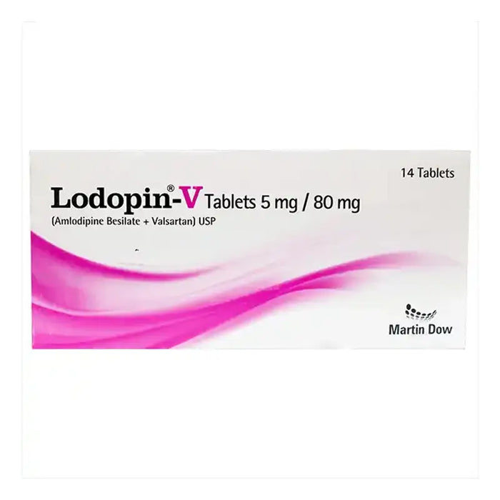 LODOPIN-V 5MG /80MG TABLETS 1X14S