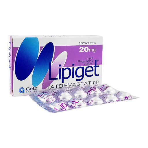 LIPIGET TABLET 20 MG 10S