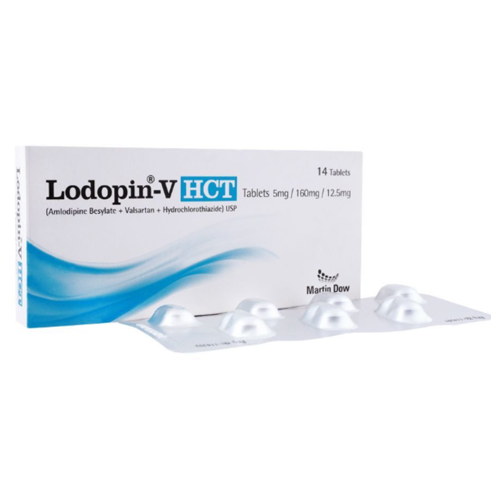 LODOPIN-V HCT 5/160/12.5MG TABLET 2X7'S