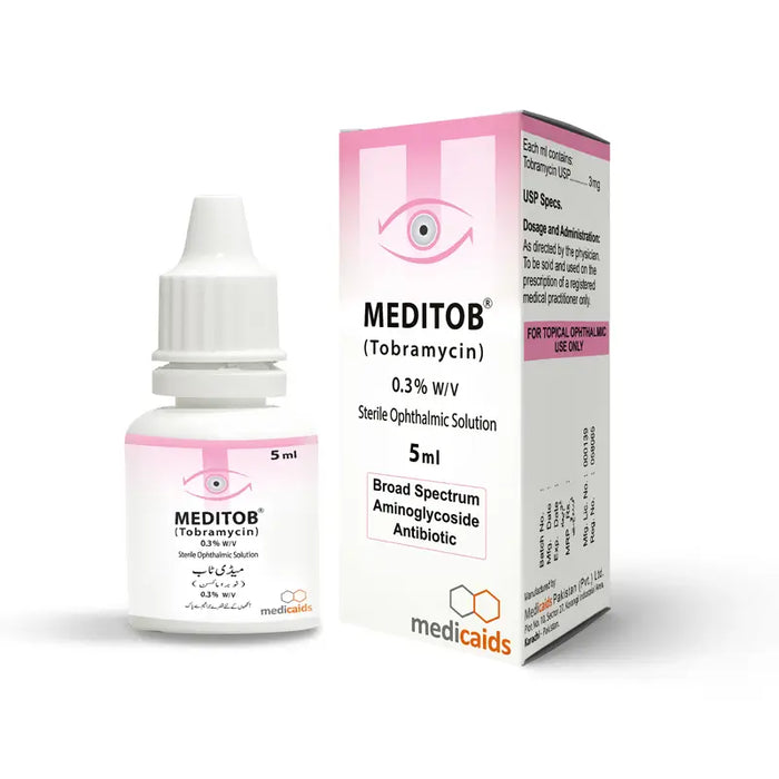 MEDITOB OPHTHALMIC SOLUTION 5ML 1S