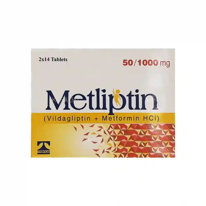 METLIPTIN 50/1000MG TABLET 2X14S