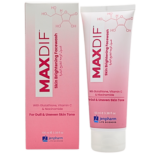 MAXDIF BRIGHTENING FACE WASH 100ML 1'S