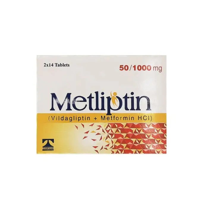 METLIPTIN 50/1000MG TABLET 2X14S