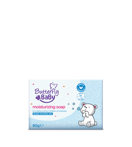 BUTTERFLY BABY MOISTURIZING SOAP 80GRM 1S