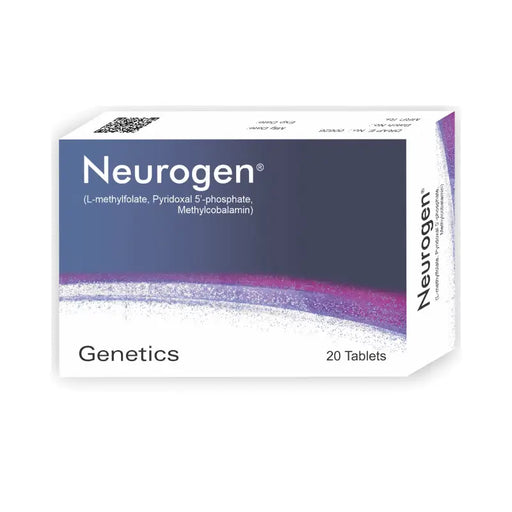Neurogen supplement box with blue and white design on a white background