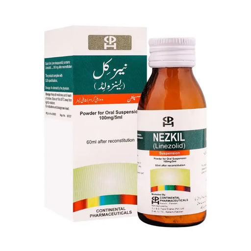 Nezkil bottle and packaging on a white background