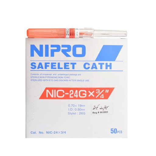 NIPRO IV CANULA 24G 50S
