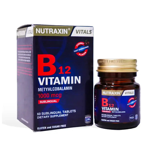 NUTRAXIN VITAMIN B12 1000 MCG 1X60S TABLETS