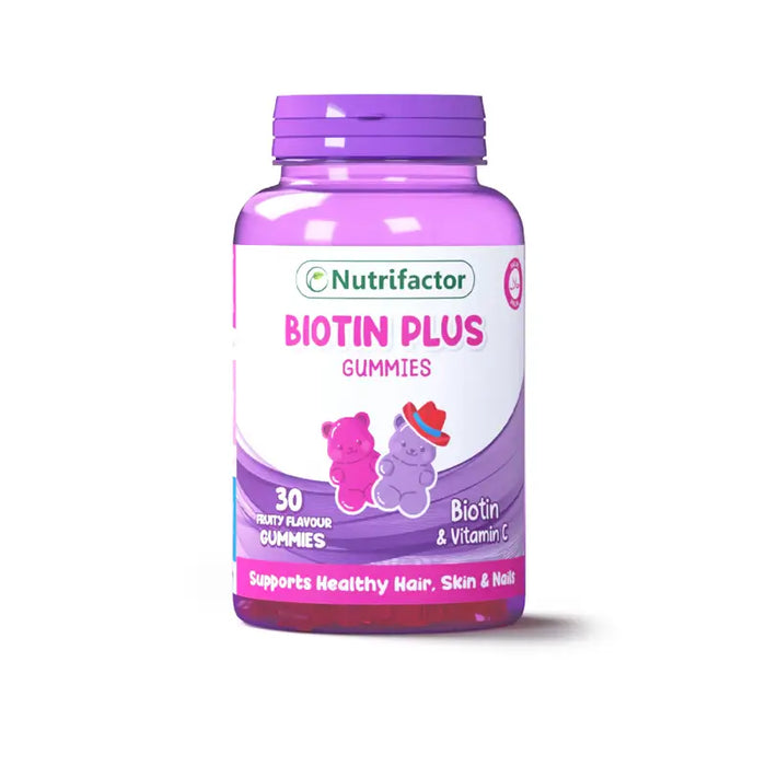 NUTRIFACTOR BIOTIN PLUS GUMMIES 30's