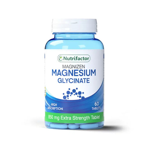 Nutrifactor Magnesium Glycinate supplement bottle on a white background