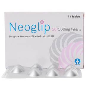 NEOGLIP TABLET 50MG/500MG 2X7S