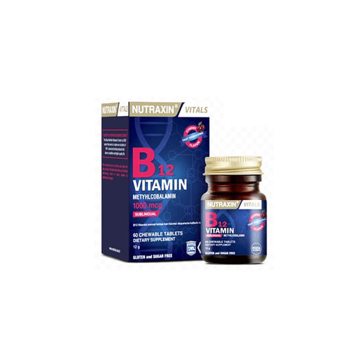 NUTRAXIN VITAMIN B12 1000 MCG 1X60S TABLETS