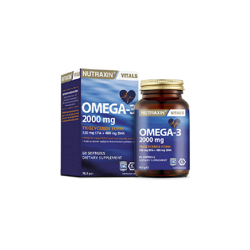 NUTRAXIN OMEGA-3 2000MG 1X60S SOFTGELS