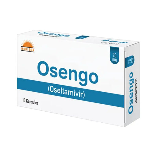 Osengo Oseltamivir packaging on a white background