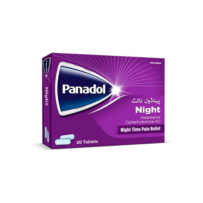 PANADOL NIGHT 500MG / 25MG TABLETS 2X10S