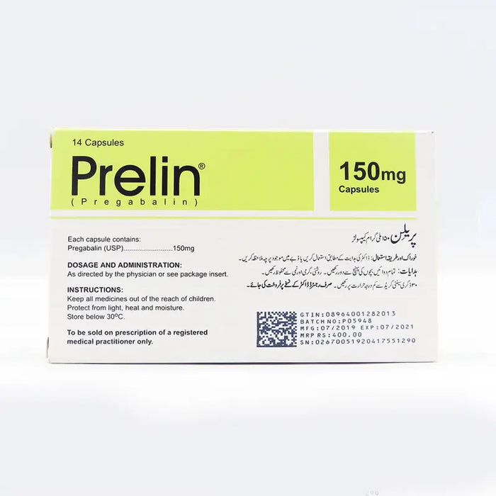 PRELIN CAPSULE 150 MG 2X7S