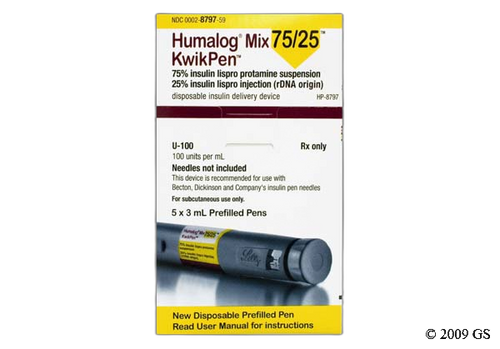 Humalog Mix 75/25 100U/ml Kwik Pen 1X5S