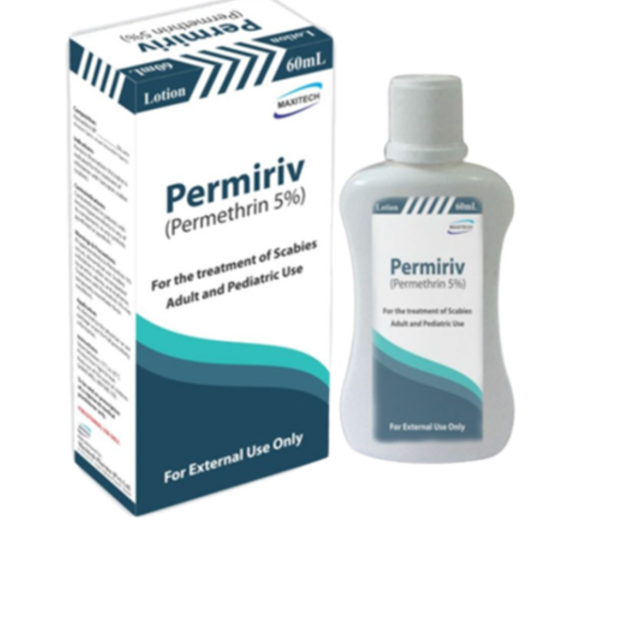 Permiriv 5% Lotion 60ml 1'S