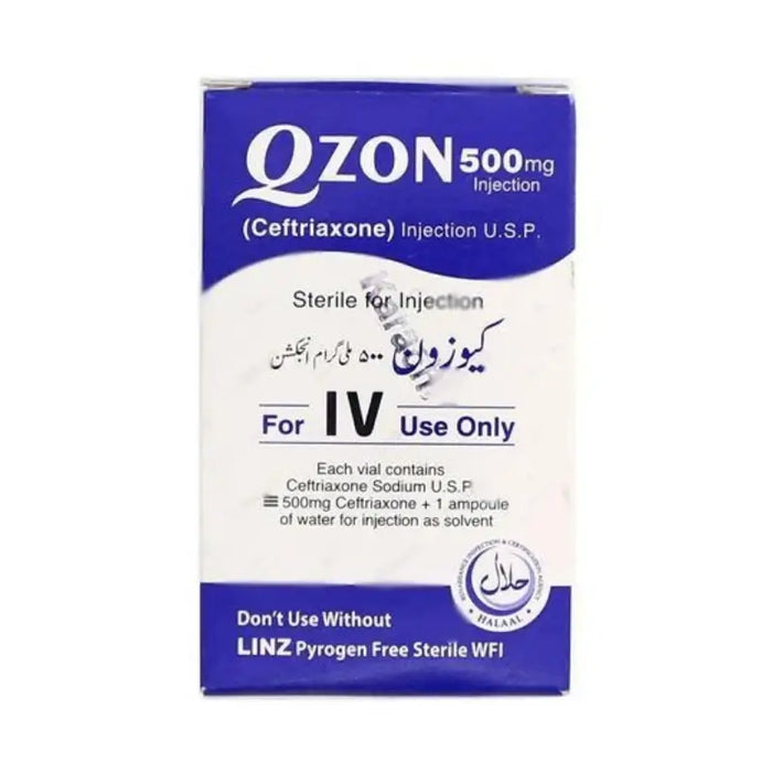 QZON INJECTION IV 500 MG 