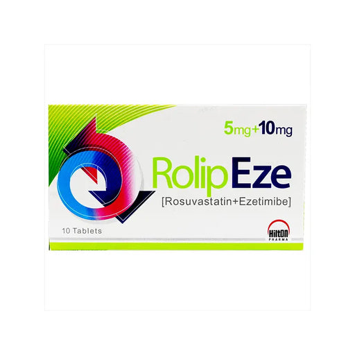 RolipEze medication packaging with colorful design on a white background