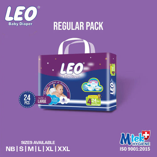 Leo Baby Diaper L 1X24S (Regular)