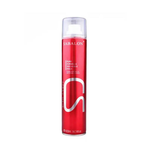 Sabalon Invisible Hold Hair Spray 420ml provides strong, long-lasting hold for all hairstyles