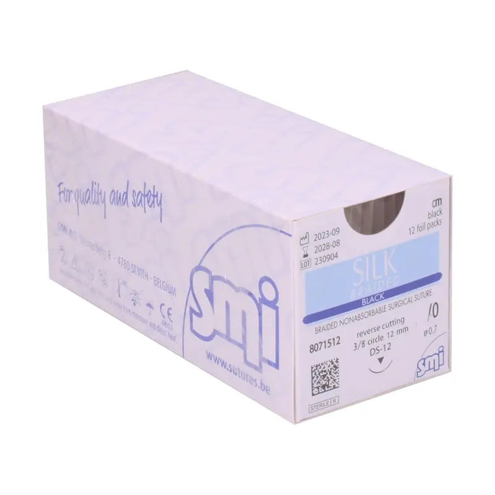 SILK 2/0 30MM 1/2C RB 12S