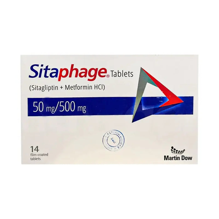 SITAPHAGE TABLET 50/500MG 2X7S