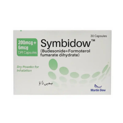 SYMBIDOW CAPSULES 200MCG + 6MCG 
