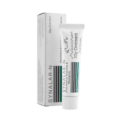 SYNALAR-N ointment tube and packaging on a white background