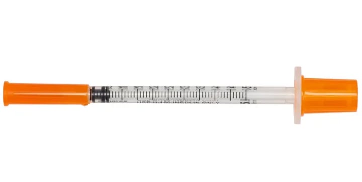 SYRINGE BD 1CC INSULINE 100S