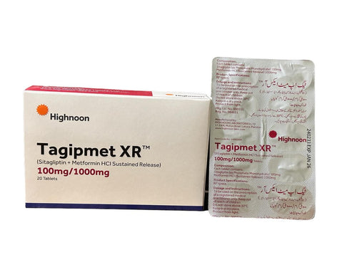 Tagipmet XR 100mg/1000mg 2X10S