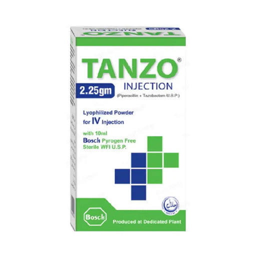 Tanzo injection packaging box on a white background