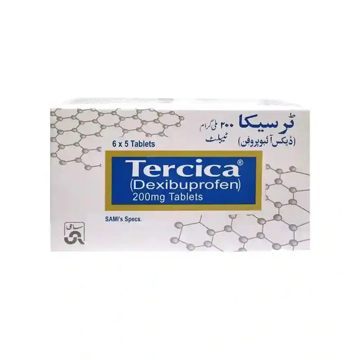 TERCICA TABLET 200 MG 3X10S