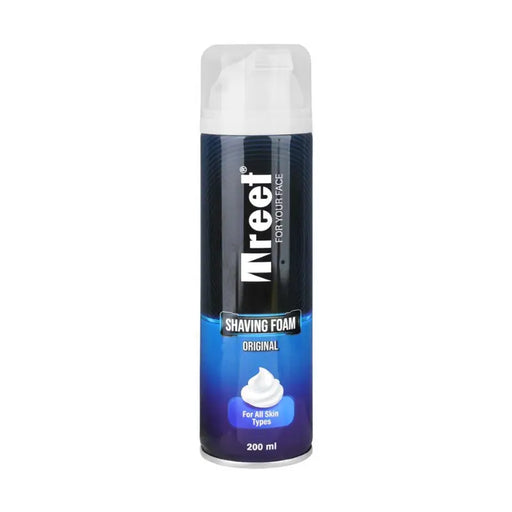 Mreet shaving foam can on a white background