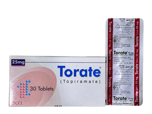 TORATE 25MG TABLETS 3X10'S