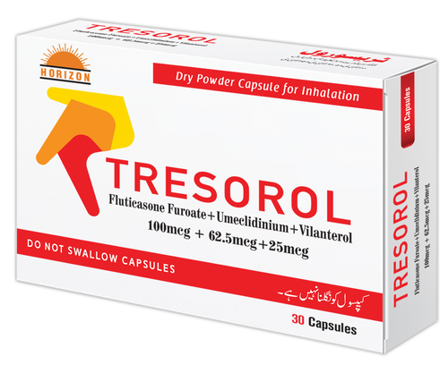 Tresorol 100mcg+62.5mcg+25mcg Capsules 3X10'S