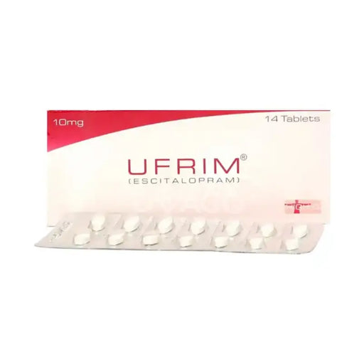 UFRIM medication packaging with 14 tablets on a white background