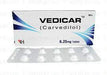VEDICARTABLET 6.25 MG 3X10S
