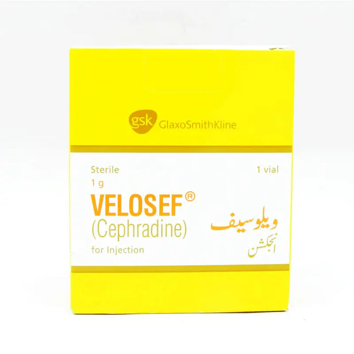 VELOSEF INJECTION 1G 1'S