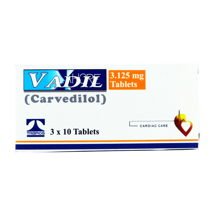 VADILÂ TABLET 12.5 MG 3X10S